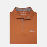 HORN LEGEND GAMEDAY - UNIVERSITY OF TEXAS - AUSTIN - POLOS TEXAS SOLID HOUNDSTOOTH TRIM POLO