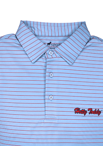HORN LEGEND KNITS HOTTY TODDY STRIPE POLO