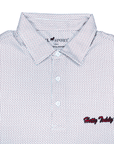 HORN LEGEND KNITS ICE BLUE WHITE / S HOTTY TODDY CHECKERS POLO