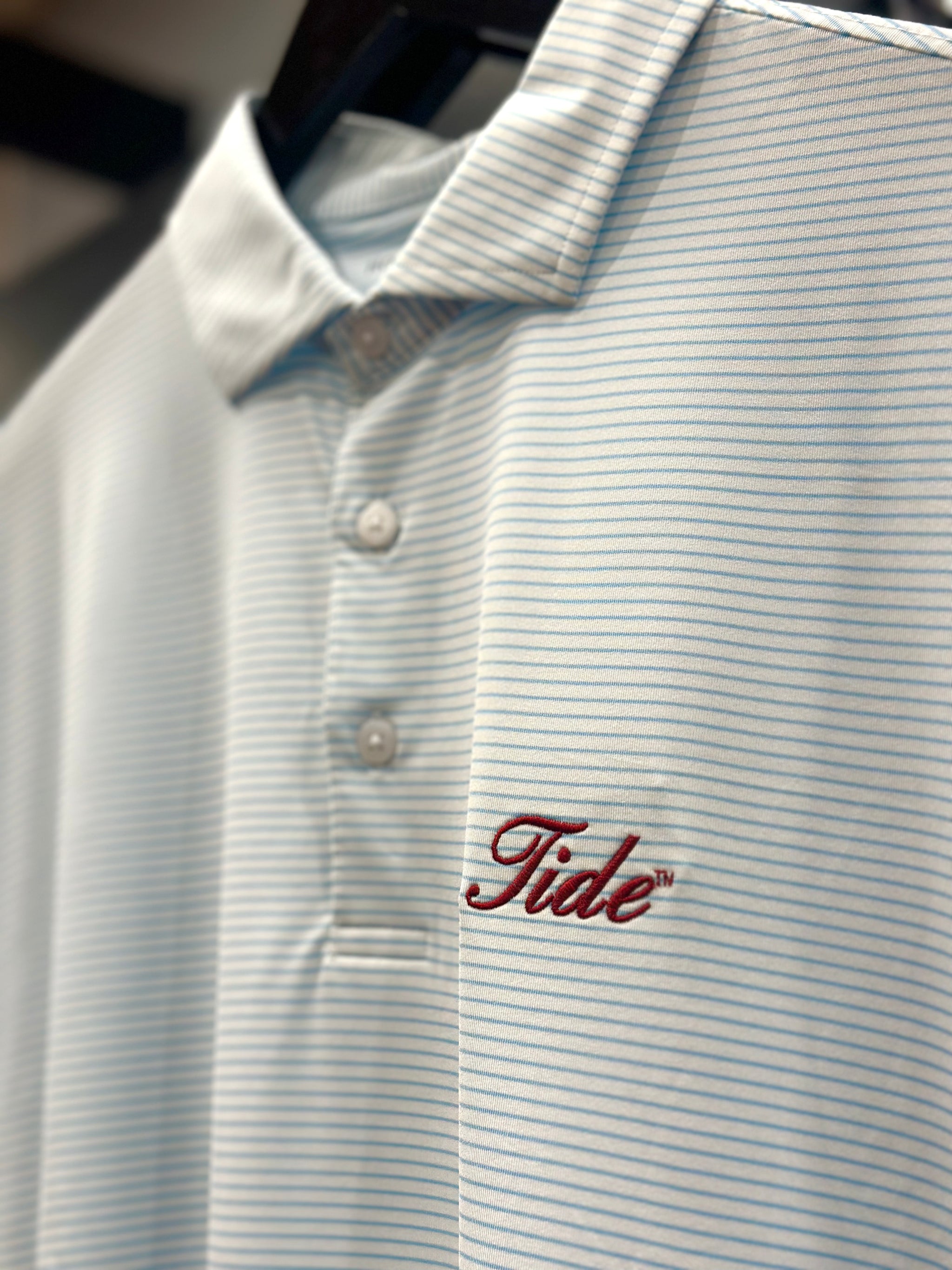 HORN LEGEND KNITS TIDE MED STRIPE POLO
