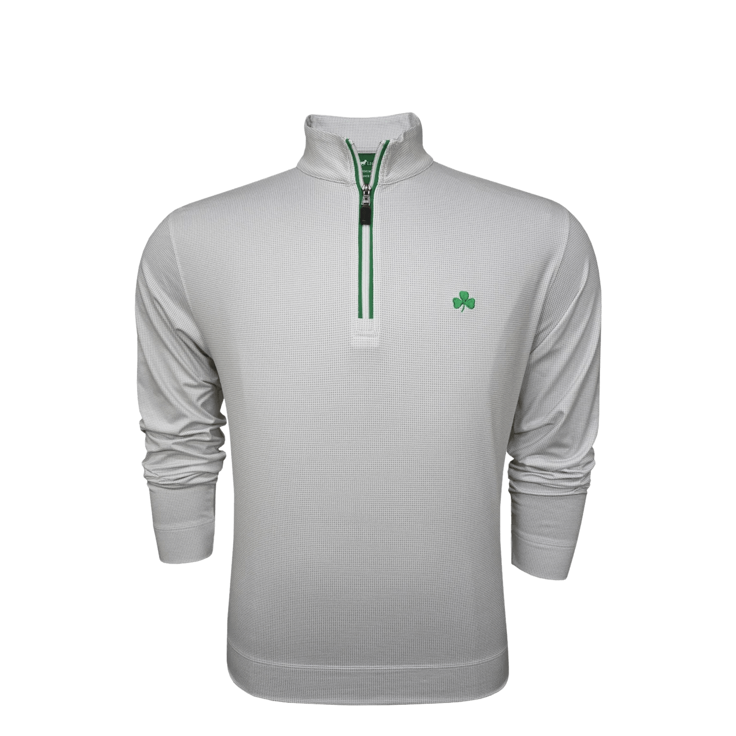 HORN LEGEND OUTERWEAR - 14 ZIP ST. PATTYS DAY HOUNDSTOOTH ZIP