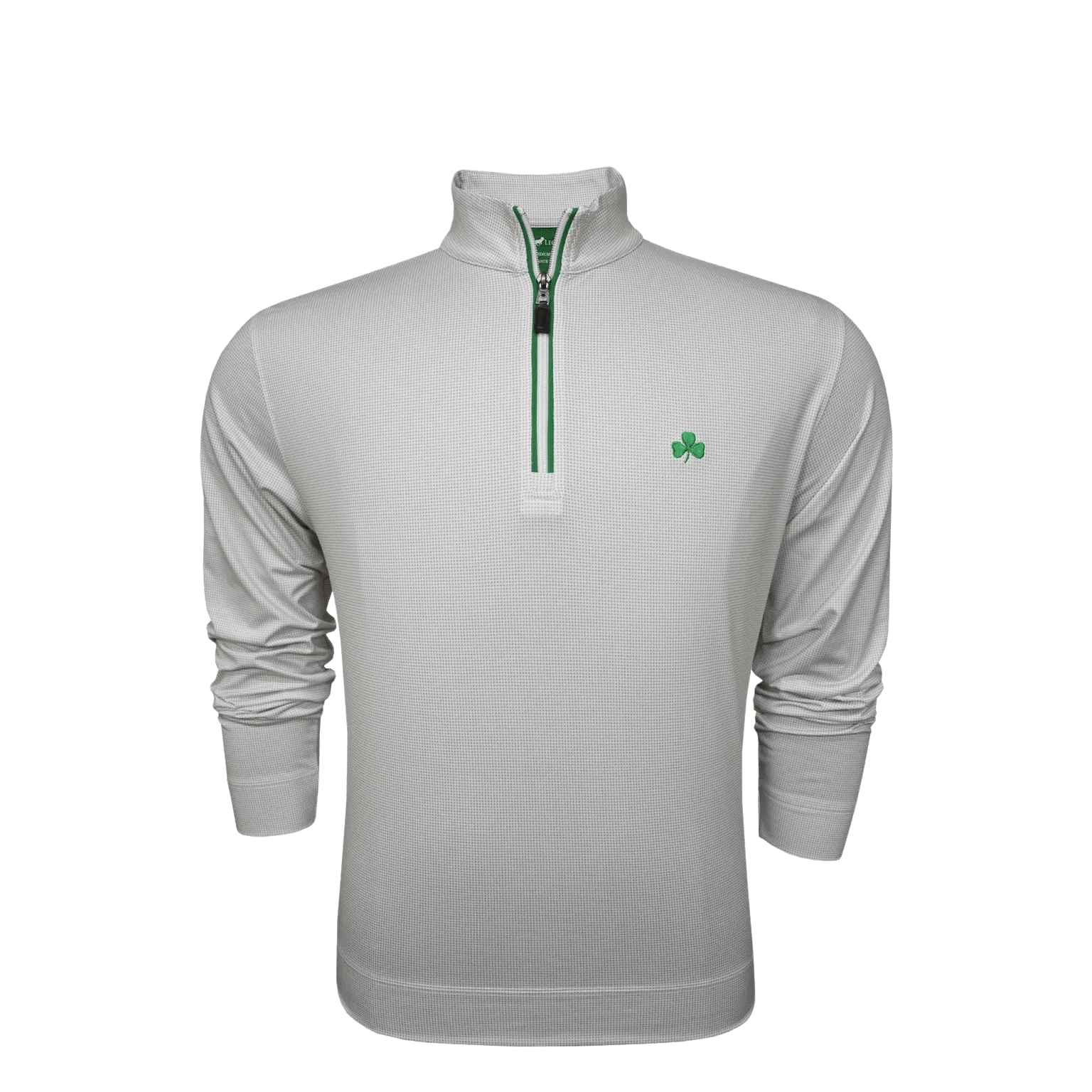 HORN LEGEND OUTERWEAR - 14 ZIP ST. PATTYS DAY HOUNDSTOOTH ZIP