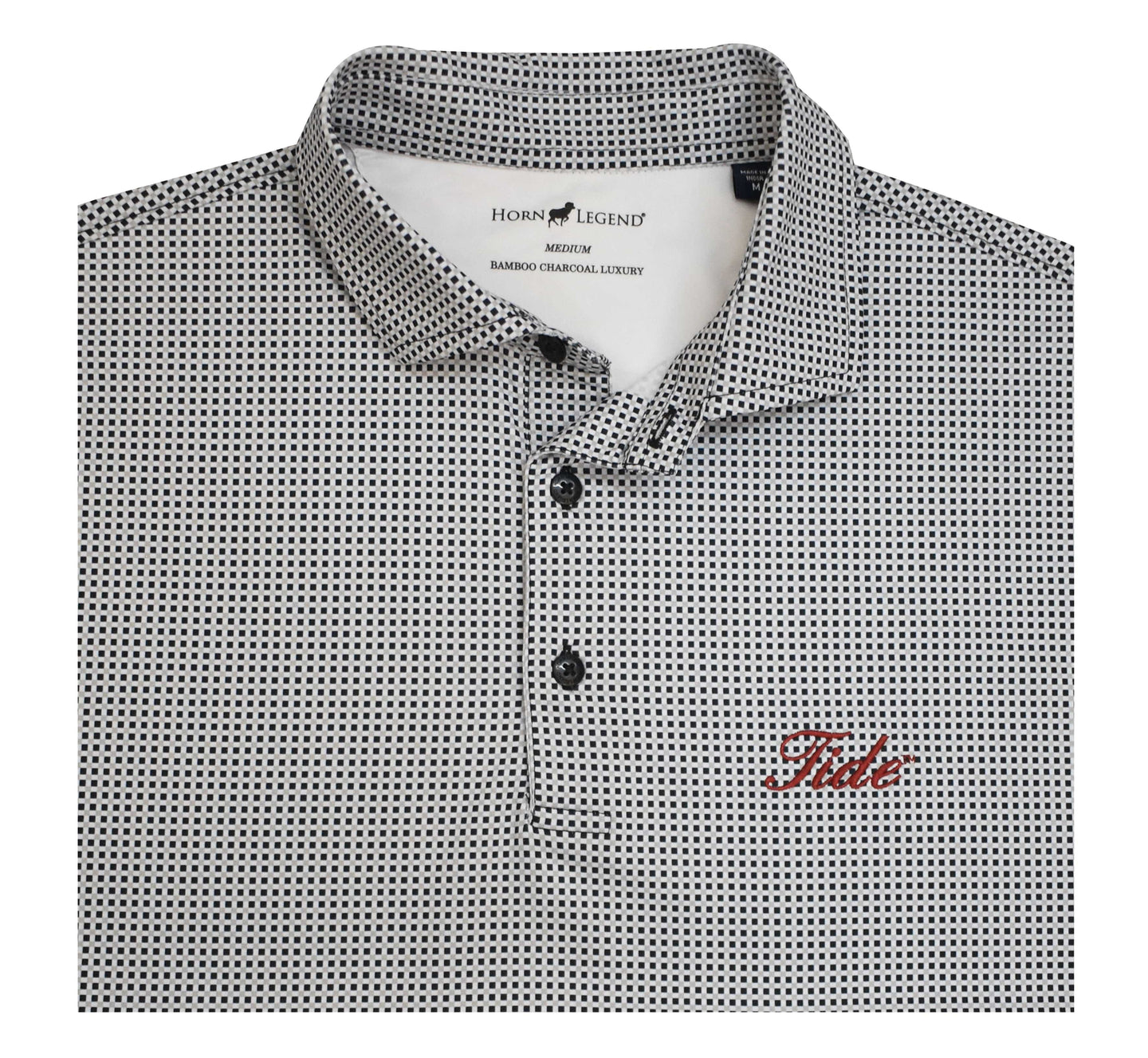 HORN LEGEND POLOS BLACK / S TIDE CHECK POLO