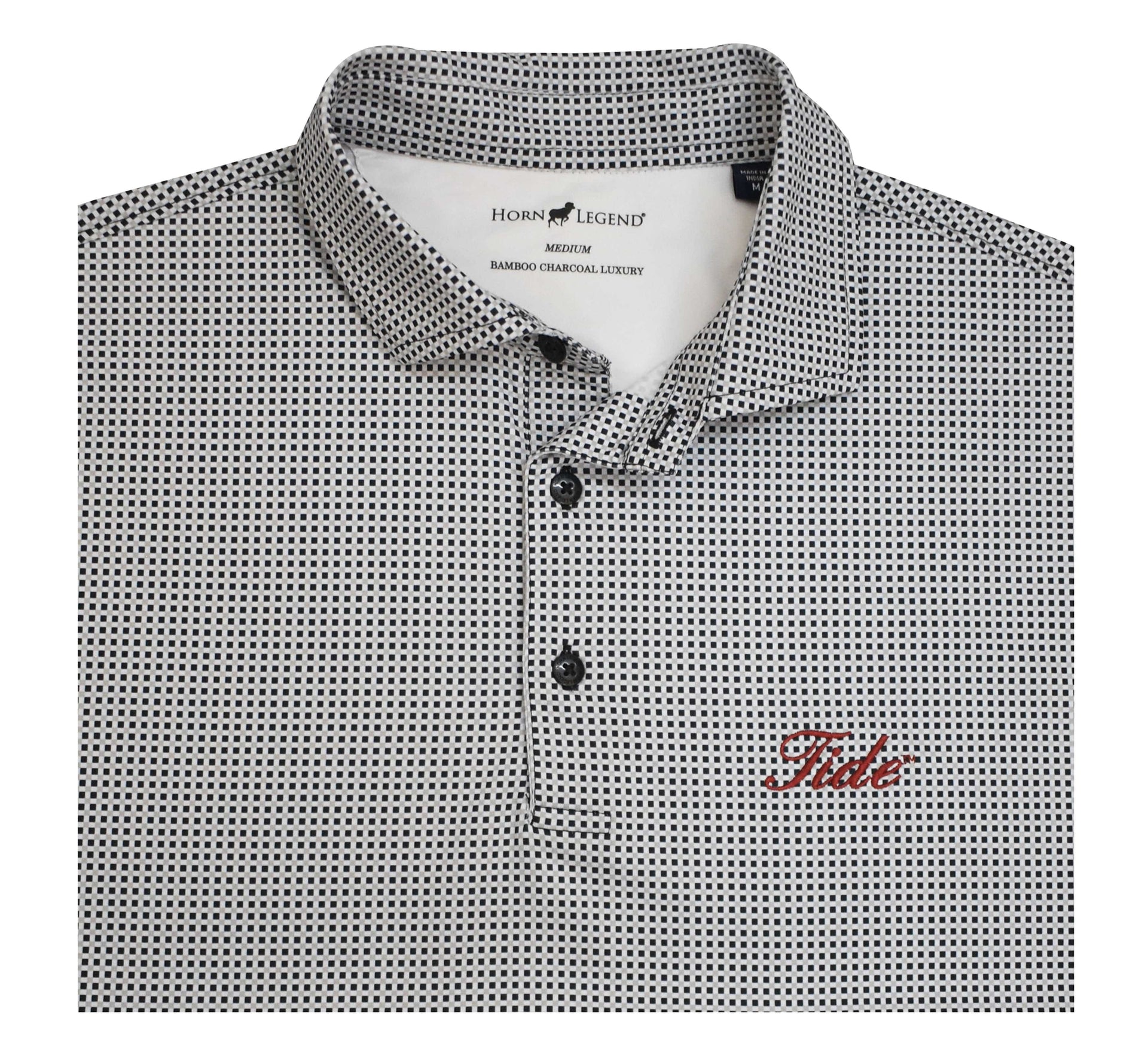 HORN LEGEND POLOS BLACK / S TIDE CHECK POLO