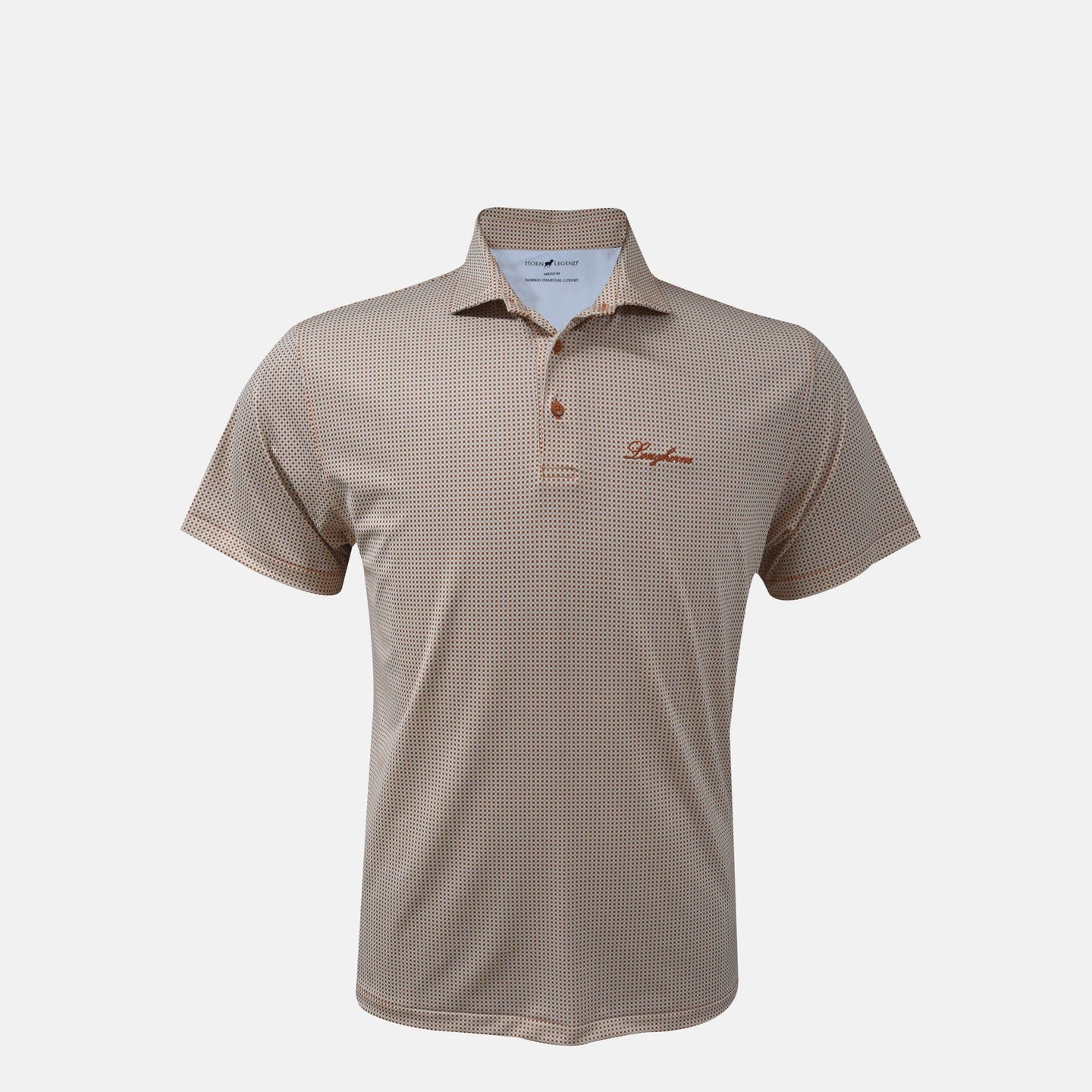 HORN LEGEND POLOS LONGHORNS CHECK POLO