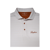 HORN LEGEND POLOS WHITE/BURNT ORANGE / S LONGHORNS DOT POLO