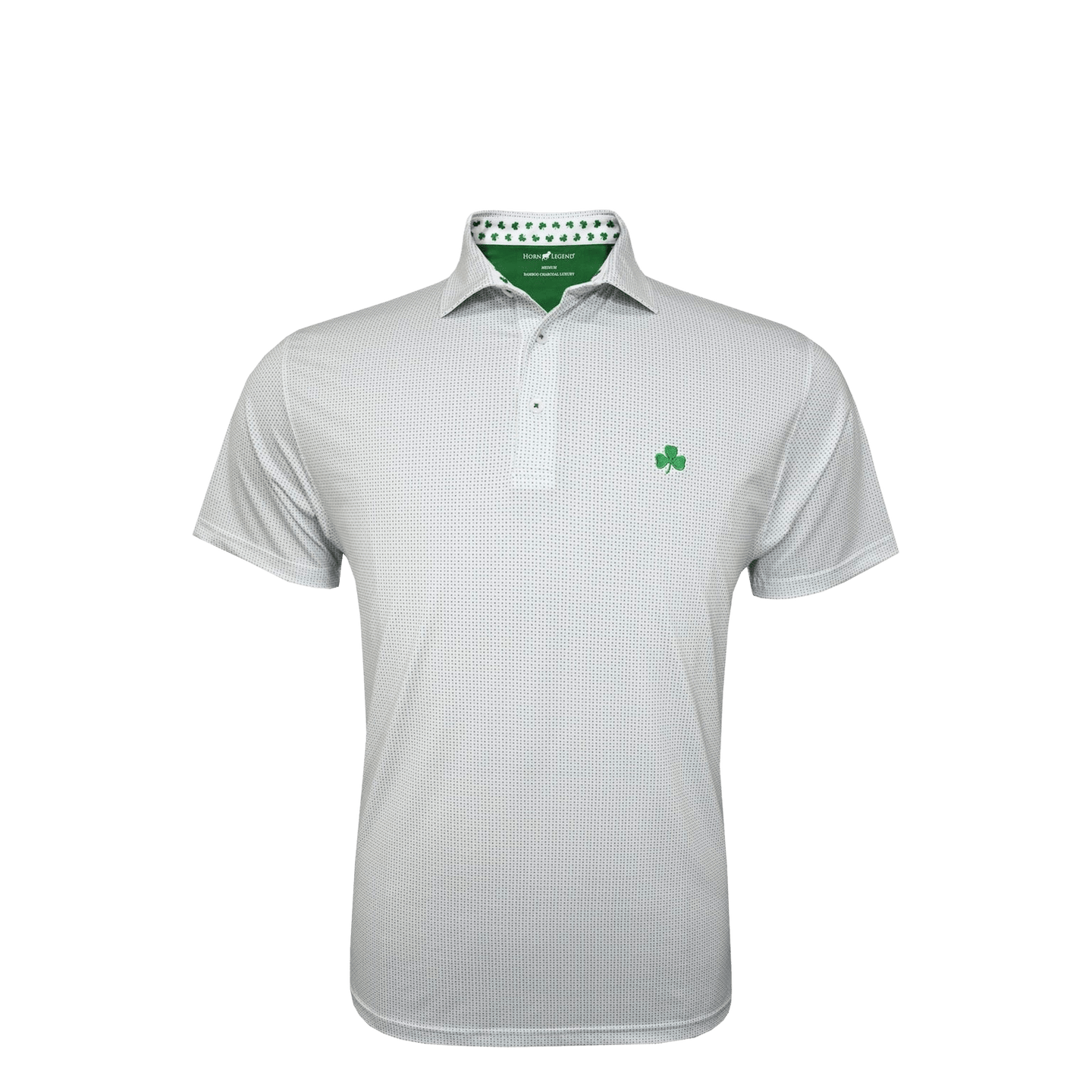 HORN LEGEND SHIRTS - POLO ST. PATTYS CHECKER POLO