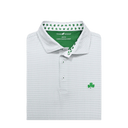 HORN LEGEND SHIRTS - POLO WHITE/GREEN / S ST. PATTYS CHECKER POLO