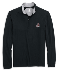 JOHNNIE-O GAMEDAY - UNIVERSITY OF GEORGIA - 14 ZIPS BLACK / M VINTAGE DAWG FREEBORNE