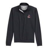 JOHNNIE-O GAMEDAY - UNIVERSITY OF GEORGIA - 14 ZIPS BLACK SEAL / S VINTAGE DAWG JAMIE 1/4 ZIP
