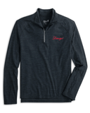 JOHNNIE-O GAMEDAY - UNIVERSITY OF GEORGIA - 14 ZIPS HEATHER BLACK / S DAWGS BAIRD 1/4 ZIP