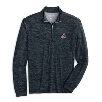 JOHNNIE-O GAMEDAY - UNIVERSITY OF GEORGIA - 14 ZIPS Heather Black / S Vintage Dawgs Glades