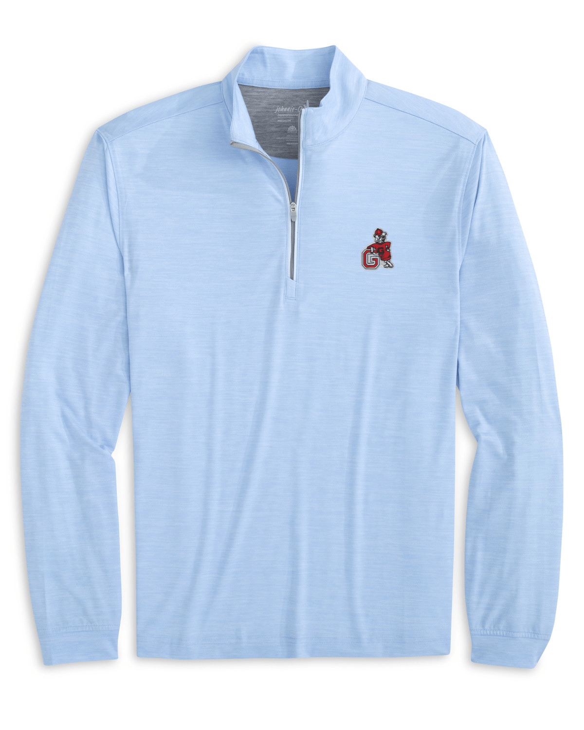 JOHNNIE-O GAMEDAY - UNIVERSITY OF GEORGIA - 14 ZIPS Malibu / S VINTAGE DAWGS GLADES 1/4 ZIP