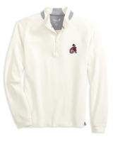 JOHNNIE-O GAMEDAY - UNIVERSITY OF GEORGIA - 14 ZIPS S / WHITE VINTAGE DAWGS GRIGGS 1/4 ZIP
