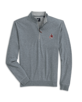 JOHNNIE-O GAMEDAY - UNIVERSITY OF GEORGIA - 14 ZIPS Thunder / M VINTAGE DAWGS SULLY 1/4 ZIP