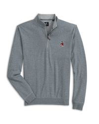 JOHNNIE-O GAMEDAY - UNIVERSITY OF GEORGIA - 14 ZIPS Thunder / M VINTAGE DAWGS SULLY 1/4 ZIP