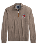 JOHNNIE-O GAMEDAY - UNIVERSITY OF GEORGIA - 14 ZIPS WALNUT / S VINTAGE DAWGS RAYNOR 1/4 ZIP