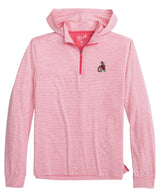 JOHNNIE-O GAMEDAY - UNIVERSITY OF GEORGIA - HOODIES RED1 / S VINTAGE DAWG HYBRID HOODIE