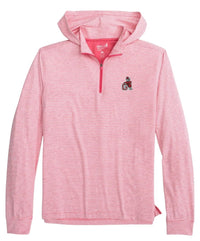 JOHNNIE-O GAMEDAY - UNIVERSITY OF GEORGIA - HOODIES RED1 / S VINTAGE DAWG HYBRID HOODIE