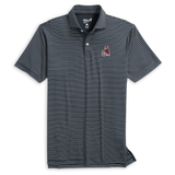 JOHNNIE-O GAMEDAY - UNIVERSITY OF GEORGIA - POLOS BLACK / S VINTAGE DAWG BEAU