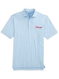 JOHNNIE-O GAMEDAY - UNIVERSITY OF GEORGIA - POLOS GULF BLUE / S DAWGS CLIPPER