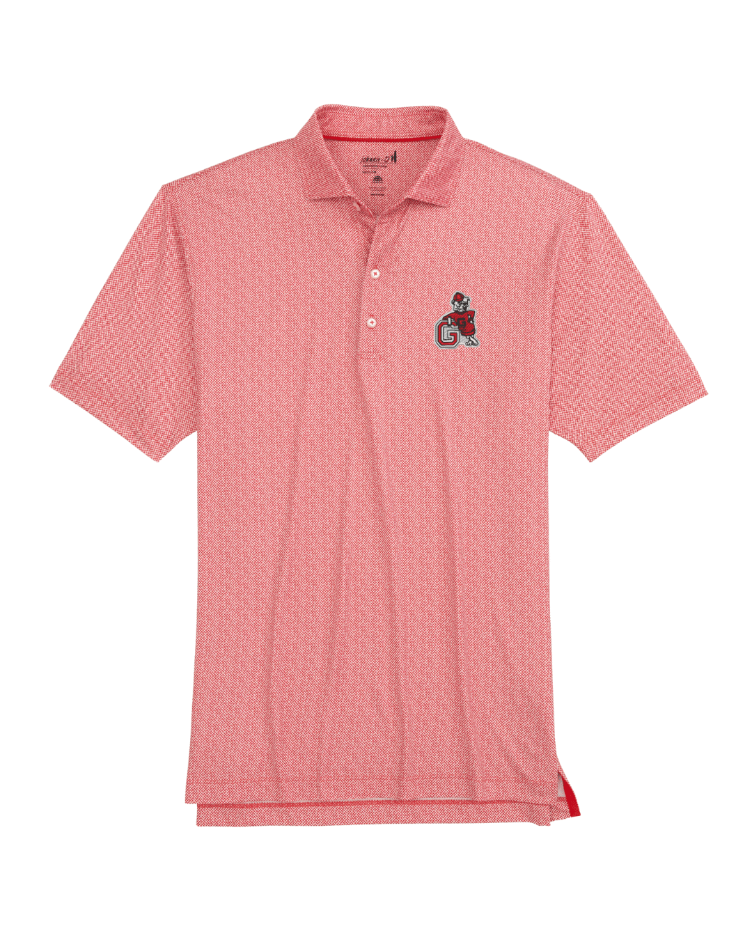 JOHNNIE-O GAMEDAY - UNIVERSITY OF GEORGIA - POLOS RED / S VINTAGE DAWGS HINSON