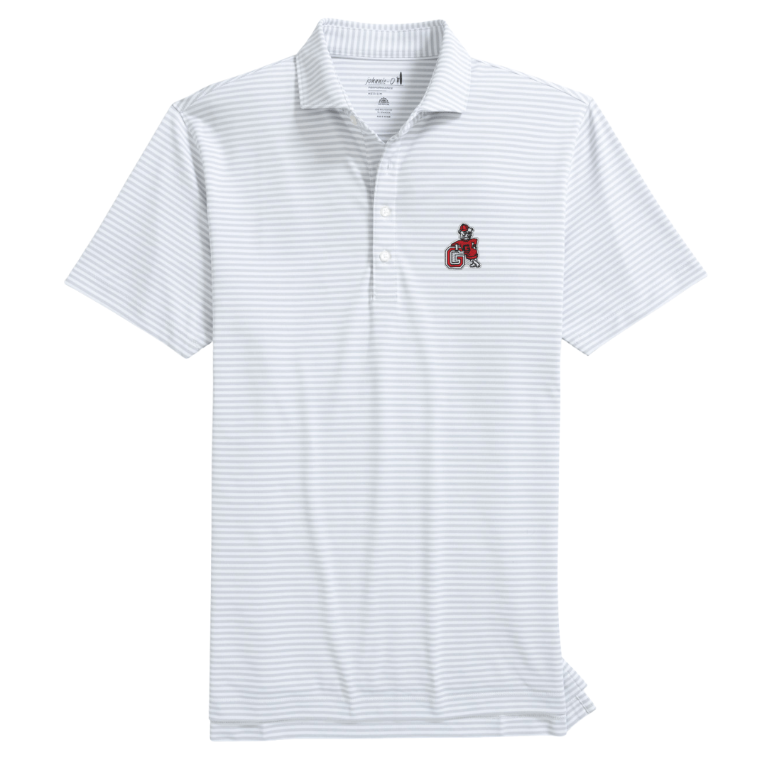JOHNNIE-O GAMEDAY - UNIVERSITY OF GEORGIA - POLOS SEAL / S VINTAGE DAWG STETSONS