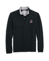 JOHNNIE-O OUTERWEAR - 14 ZIP BLACK / S VINTAGE DAWGS FREEBORNE