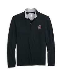 JOHNNIE-O OUTERWEAR - 14 ZIP BLACK / S VINTAGE DAWGS FREEBORNE