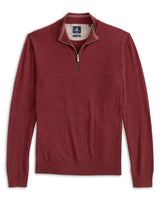 JOHNNIE-O OUTERWEAR - 14 ZIP CINNAMON / S RAYNOR