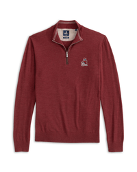 JOHNNIE-O OUTERWEAR - 14 ZIP CINNAMON / S VINTAGE DAWGS RAYNOR 1/4 ZIP