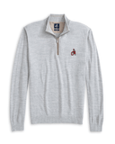 JOHNNIE-O OUTERWEAR - 14 ZIP LIGHT GRAY / S VINTAGE DAWGS RAYNOR 1/4 ZIP