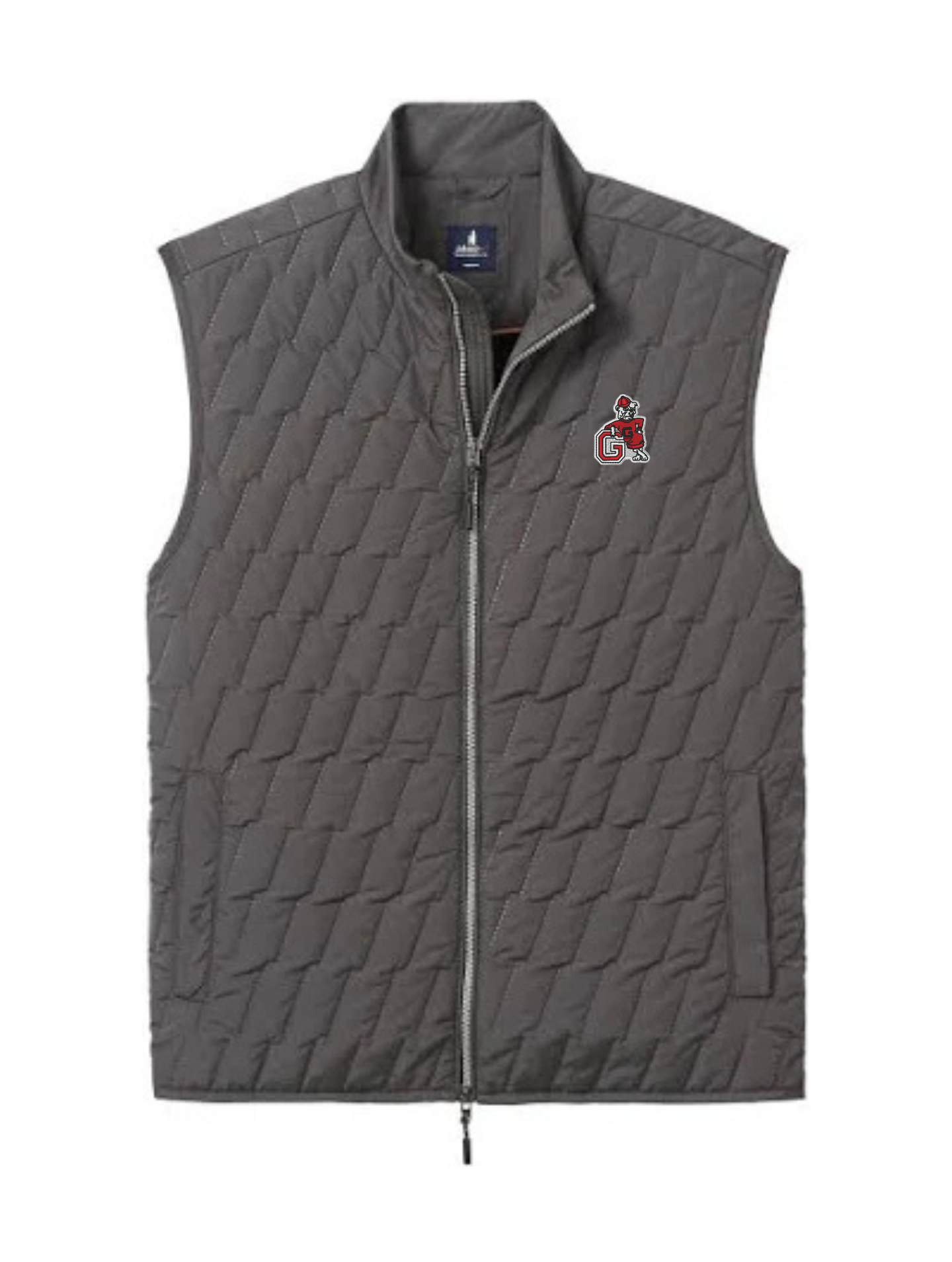 JOHNNIE-O OUTERWEAR - VEST DARK GRAY / S VINTAGE DAWGS BELFRY VEST