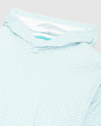 JOHNNIE-O SHIRTS - ATHLEISURE Leland Striped PREP-FORMANCE T-Shirt Hoodie