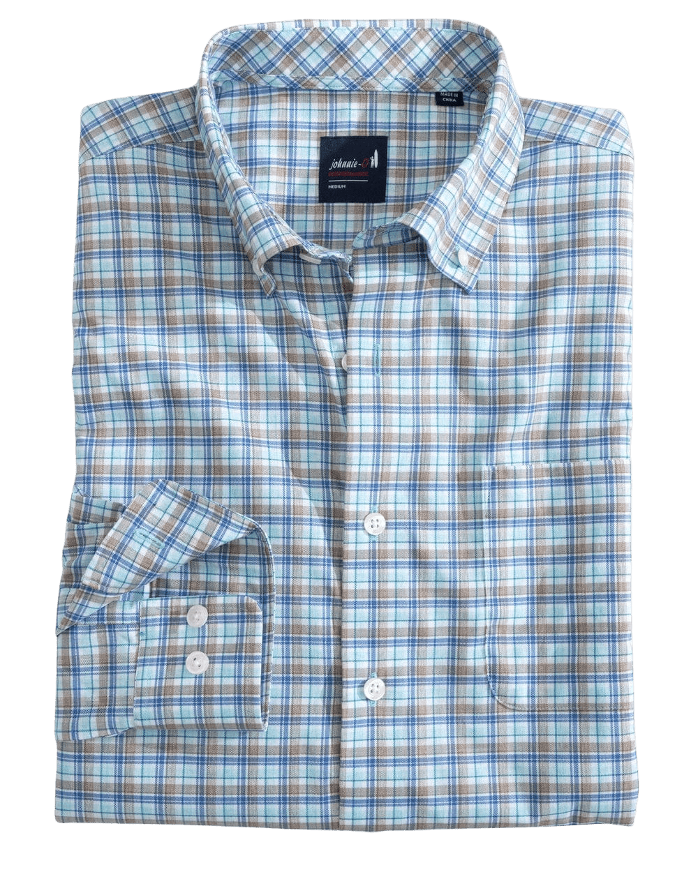 JOHNNIE-O SHIRTS - LS SPORT HAZE / M MORDECAI