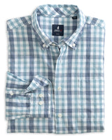 JOHNNIE-O SHIRTS - LS SPORT LAGUNA BLUE / M FORDHART