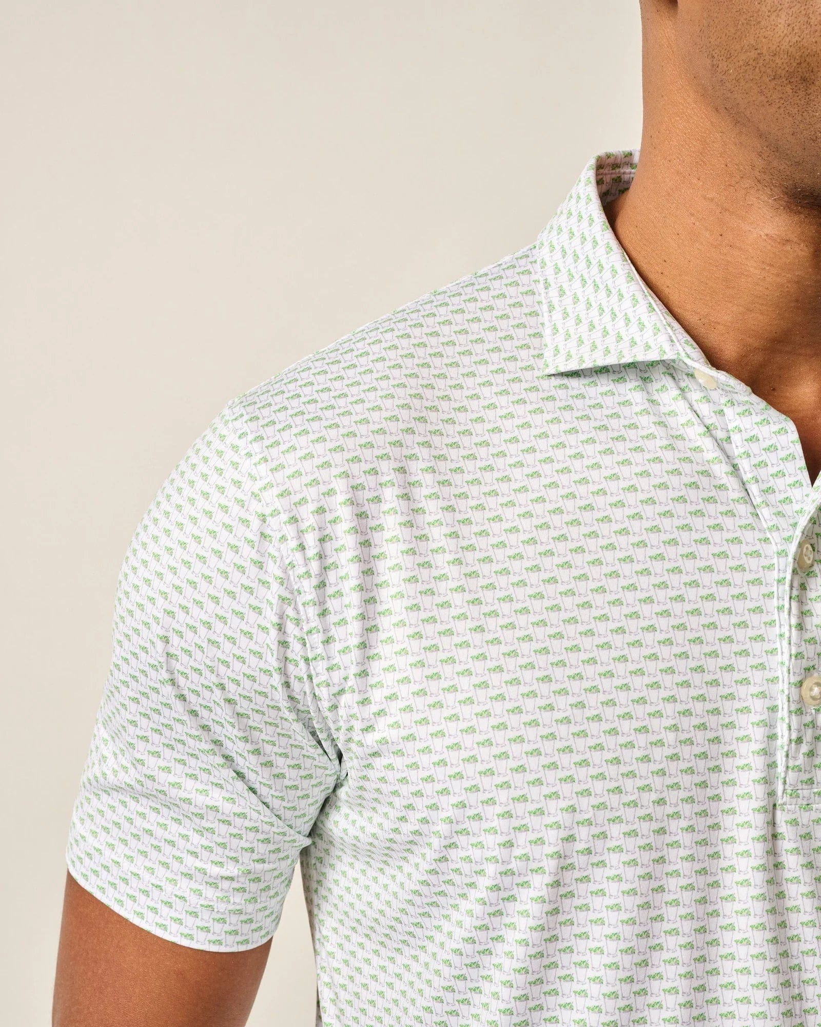 JOHNNIE-O SHIRTS - POLO WHITE / M Johnnie O Mint Julep