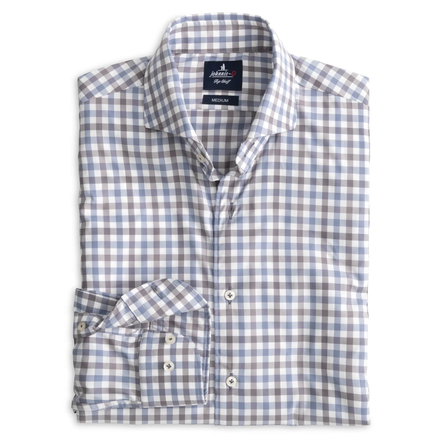 JOHNNIE-O SHIRTS - SPORT SHIRT LAGUNA BLUE / M BERYL