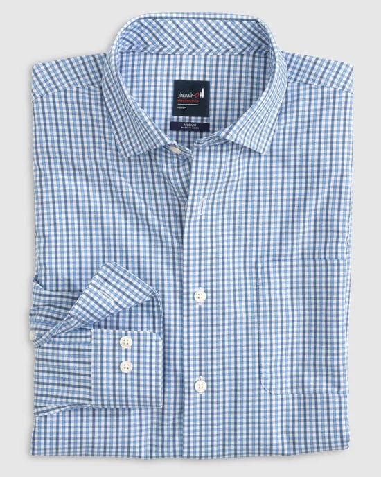 JOHNNIE-O SHIRTS - SPORT SHIRT ROYAL (ACADIA) / L JOHNNIE-O FALL '23 SPORT SHIRTS - IN ATHENS ONLY - CALL