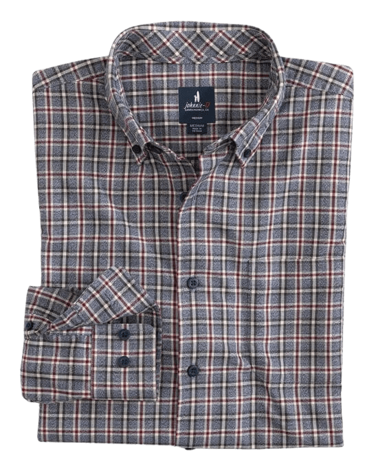 JOHNNIE-O SHIRTS - SPORT SHIRT WAKE / L CELO TUCKED BUTTON UP SHIRT