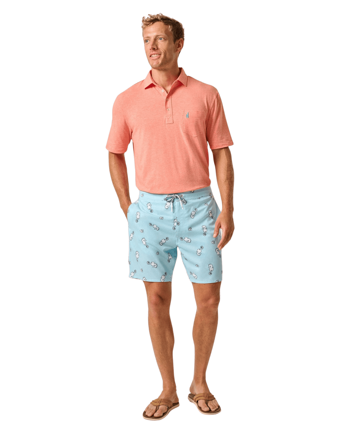 JOHNNIE-O SHORTS - SWIM WEAR UNDER THE SEA SWIM TRUNKS