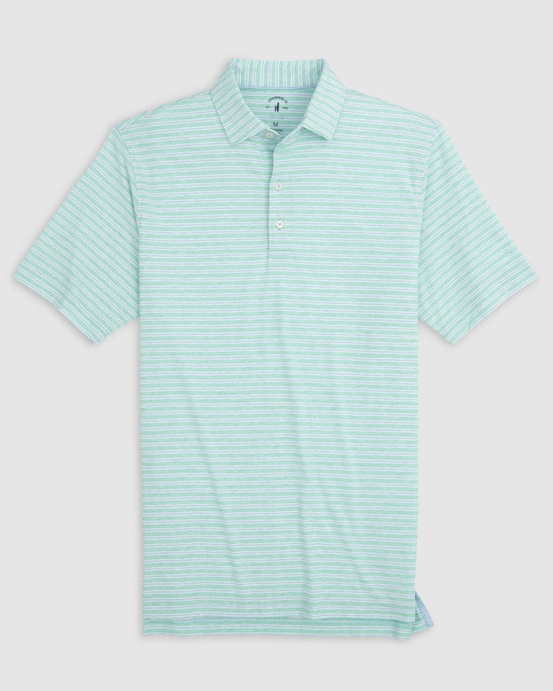 JOHNNIE-O Unclassified IGUANA / M CARLOS STRIPED POLO
