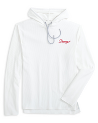 JOHNNIE-O WHITE / S DAWGS HOPPIN HOODIE