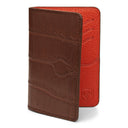 LEN Accessories - BELTS BROWN/ORANGE LEN SPORT ALLIGATOR WALLET