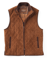 MADISON CREEK OUTERWEAR - VEST WHISKEY / M RIDGELAND DIAMOND QUILTED
