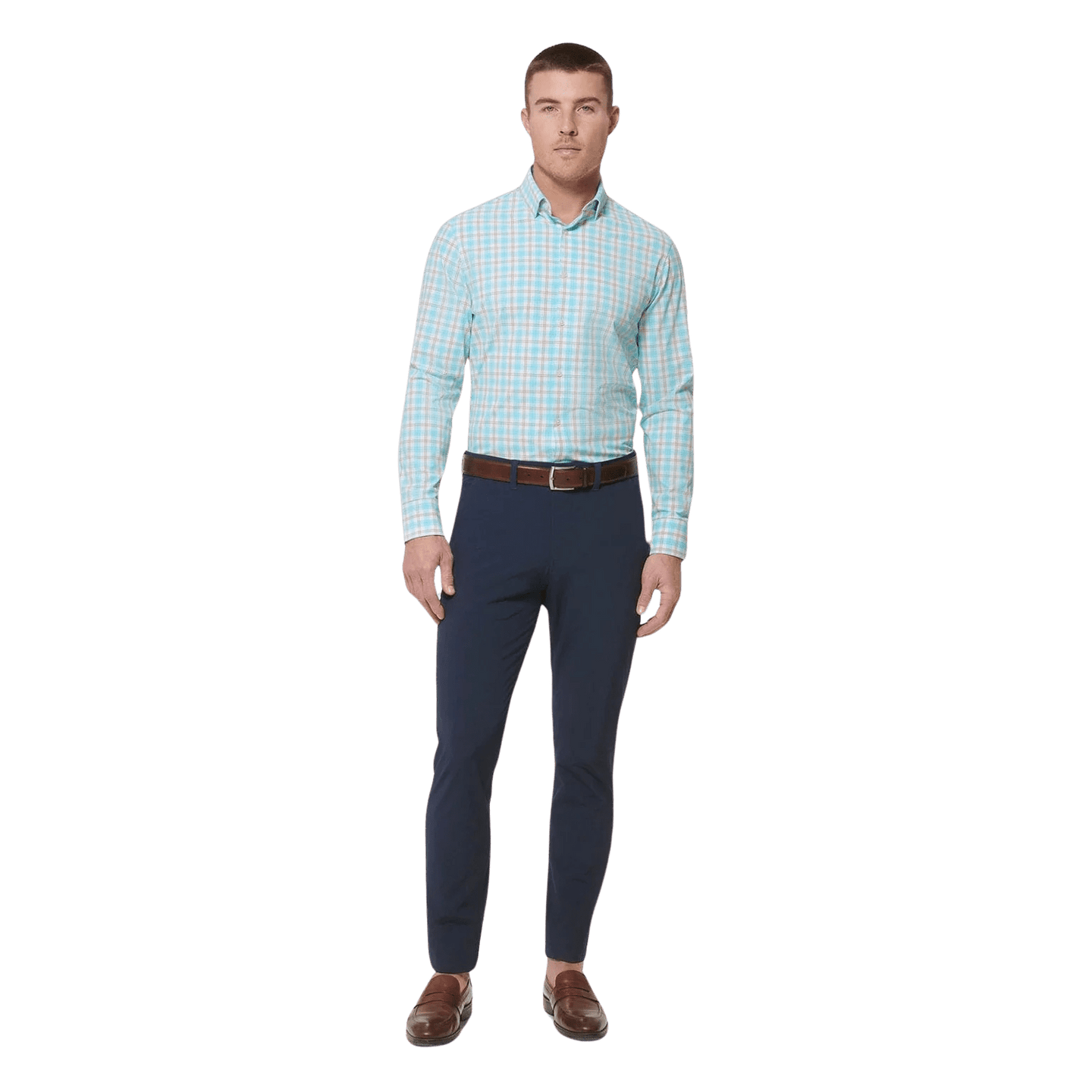 MIZZEN MAIN SHIRTS - SPORT SHIRT PRAIRIE SUNSET PLAID / S-TRIM PRAIRIE SUNSET PLAID LEEWARD