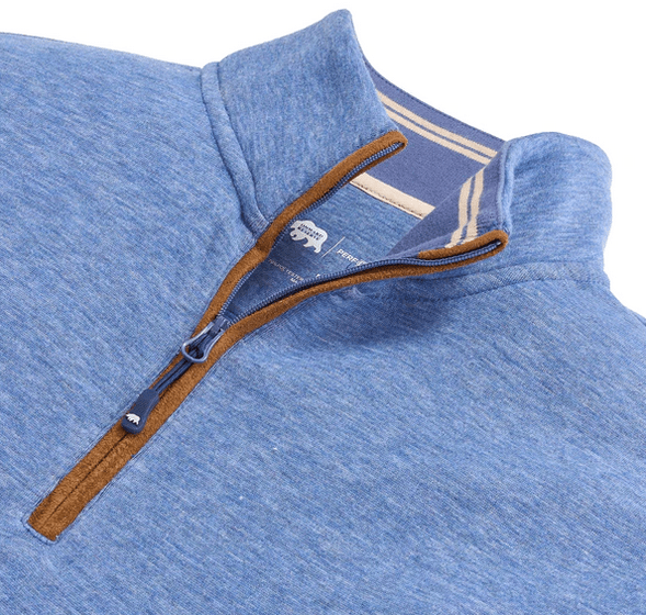 ONWARD RESERVE OUTERWEAR - 14 ZIP COUNTRY BLUE / M FROST FLEECE PULLOVER
