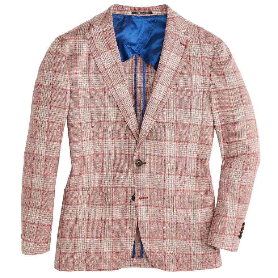 ONWARD RESERVE SPORT COAT MINERAL RED PLAID SPORT COAT