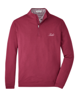 PETER MILLAR 1/4 ZIP POM / XL TIDE SOLID 1/4 ZIP