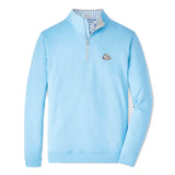 PETER MILLAR GAMEDAY - UNIVERSITY OF ALABAMA - HARD HAT - 14 ZIPS CBLU / S HARD HAT PERTH PERFORMANCE 1/4 ZIP